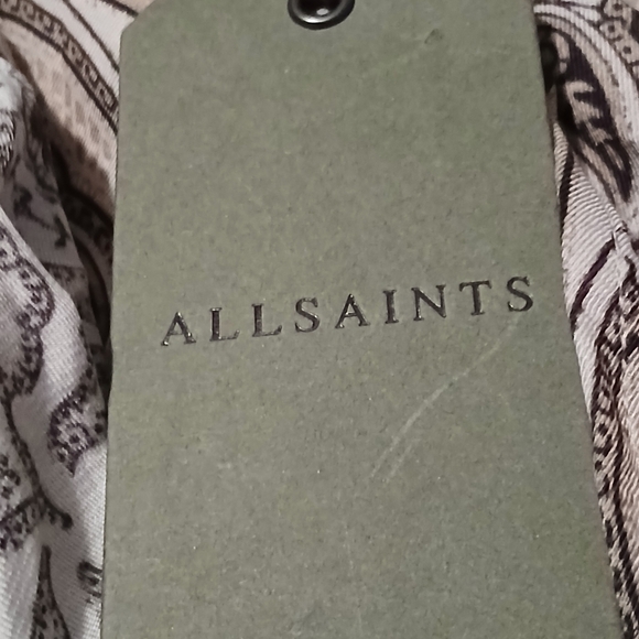 All Saints Men's Patterned Shirt - Black and White NWT. Size Small - Picture 12 of 12